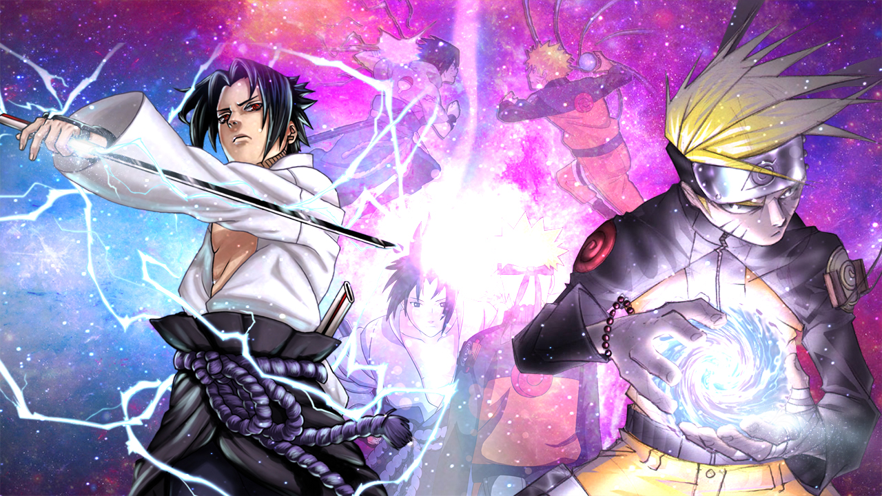 Naruto Vs Sasuke Wallpaper By Sapphireyanou On Deviantart