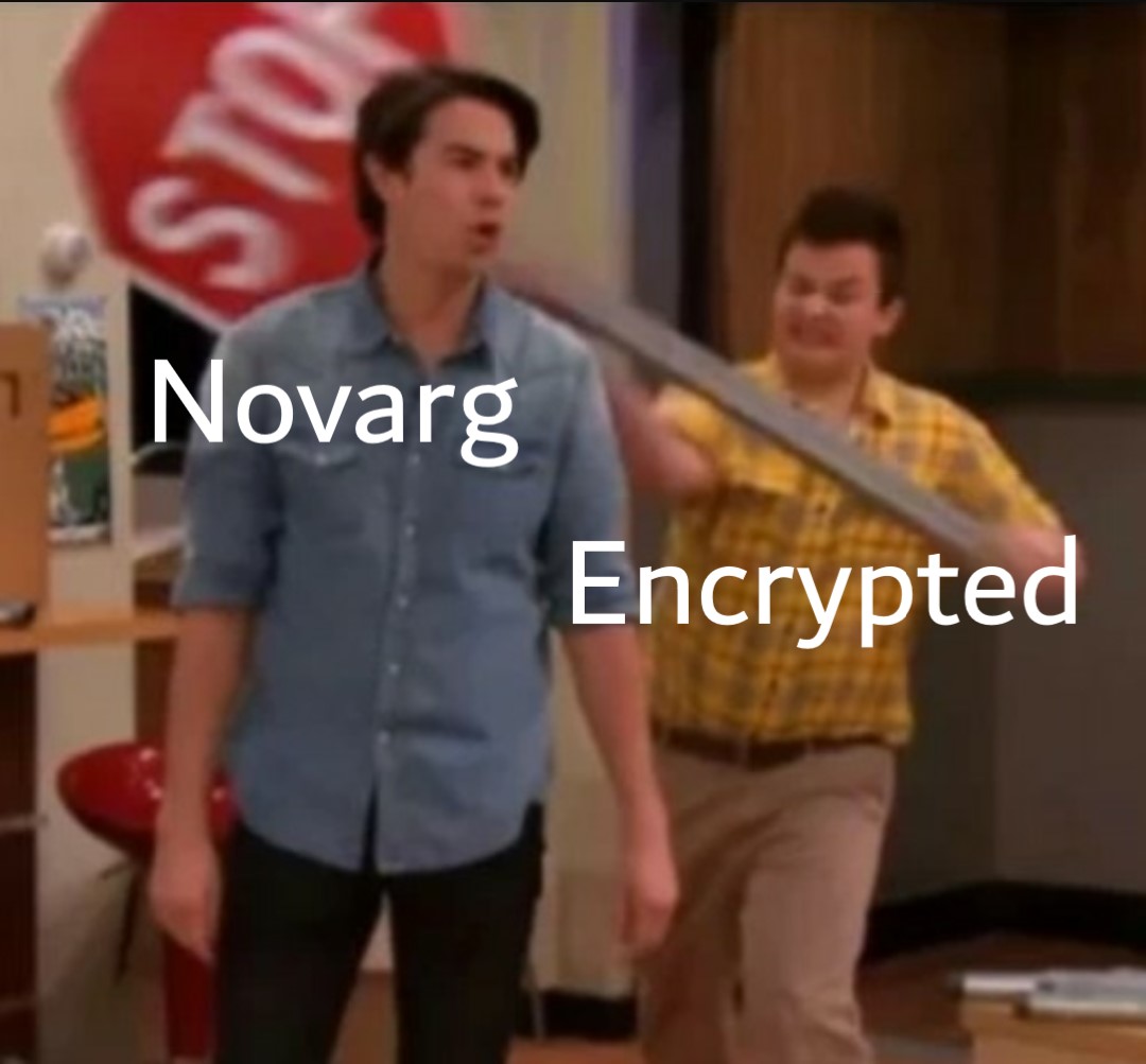 Encrypted vs Novarg by KobaltTheElemental on DeviantArt