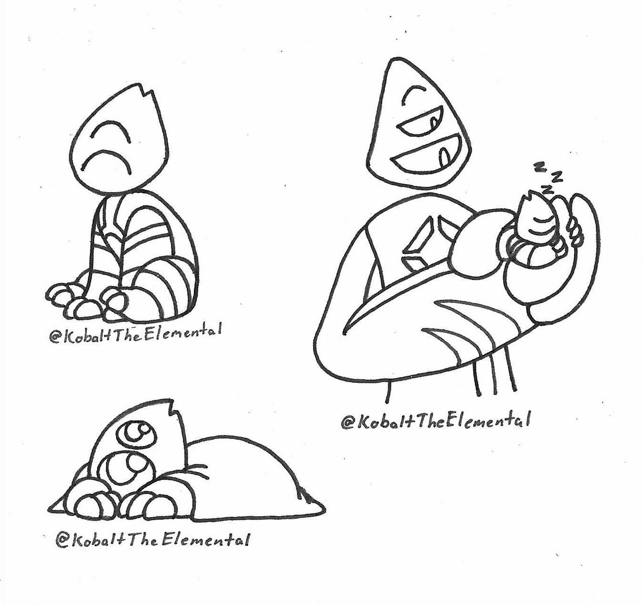 Byte Elementals Deviantart Byte Doodles by KobaltTheElemental on DeviantArt