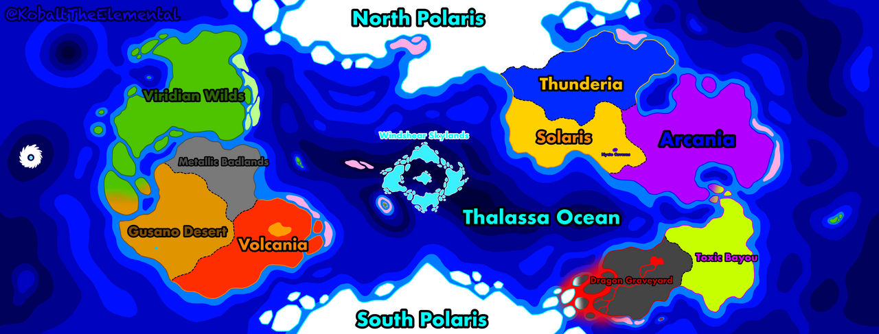 Elementalism Map KobaltTheElemental - Student, Artist | DeviantArt