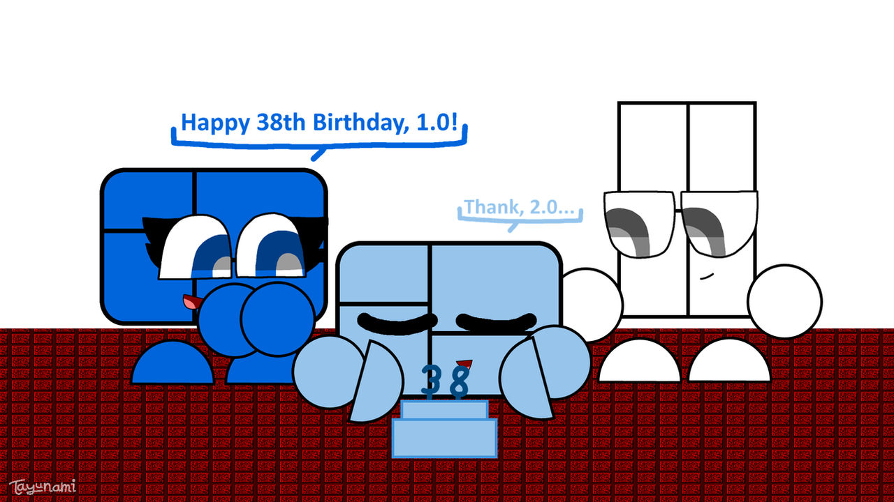 Windows 1.0 with a Cake by Tayunami on DeviantArt