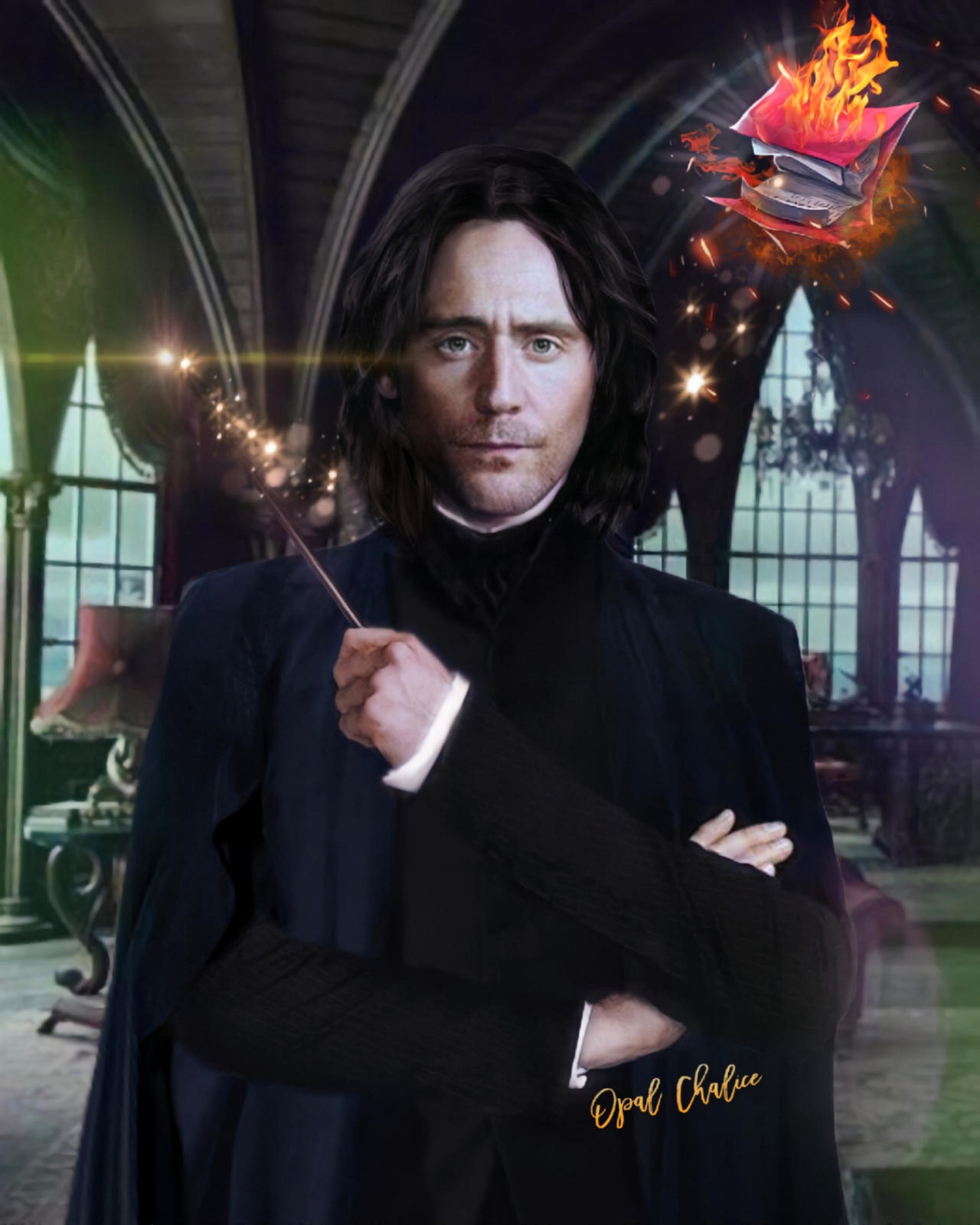 Tom Riddle Snape Snape Edit : Tom Hiddleston as Severus Snape by OpalChalice on DeviantArt