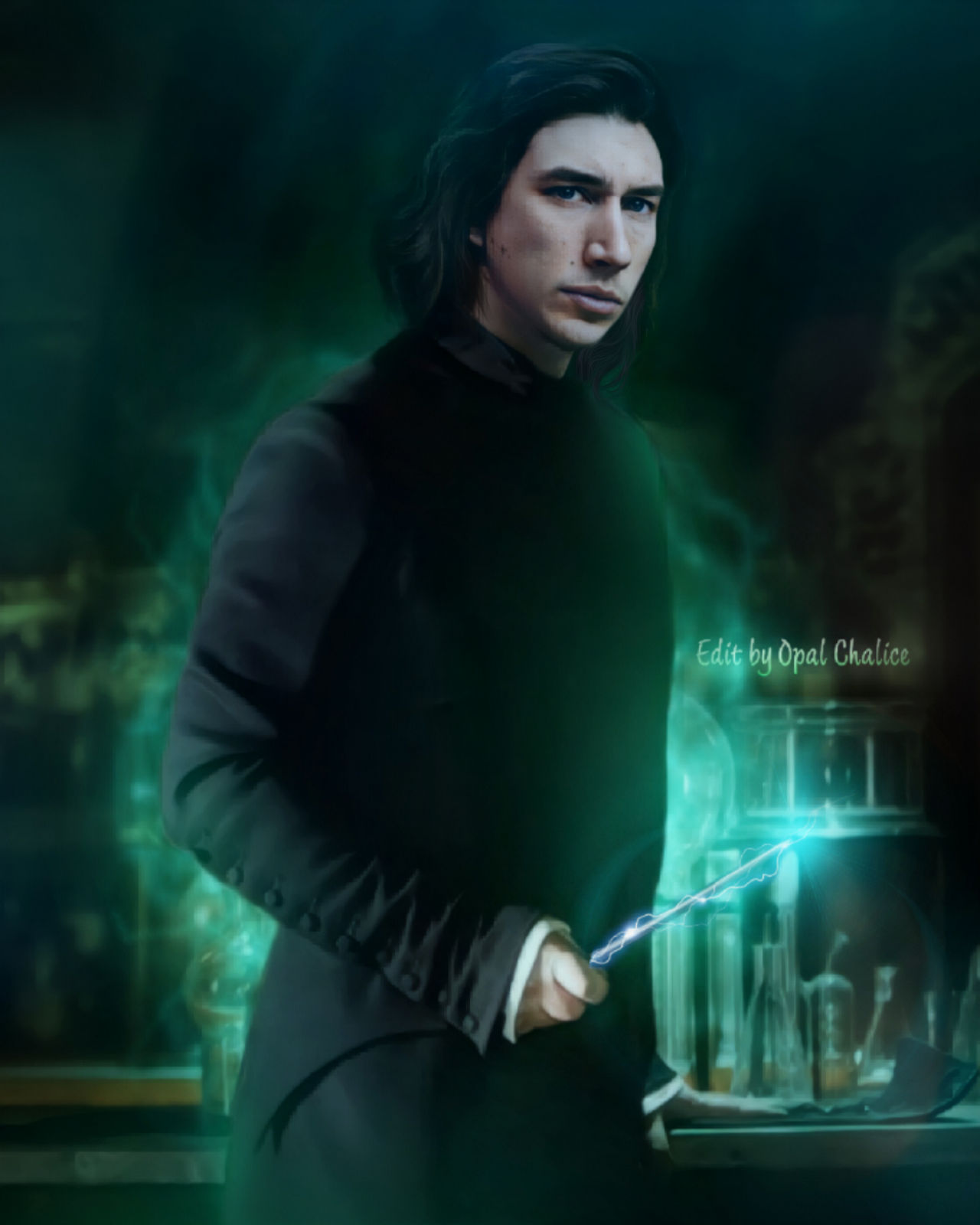 Adam Driver as Severus Snape (Fanedit) by OpalChalice on DeviantArt