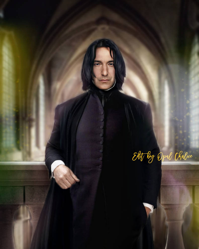 Professor Snape Edit By OpalChalice On DeviantArt