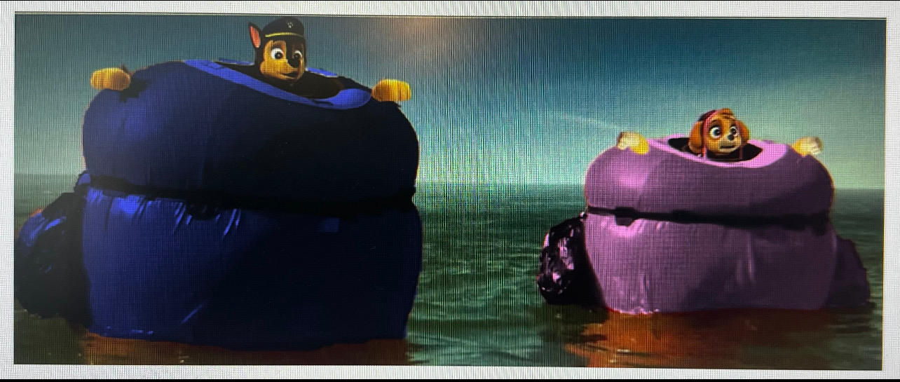 Pups get inflated new version by lemcode1518 on DeviantArt