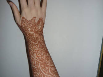 Henna hand 14