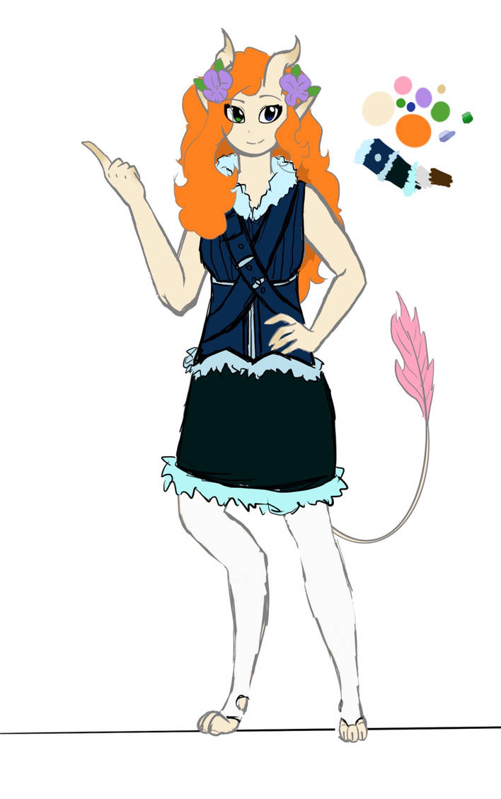 Phecda fullbody (WIP) by Tabby-the-Silver-Fox on DeviantArt