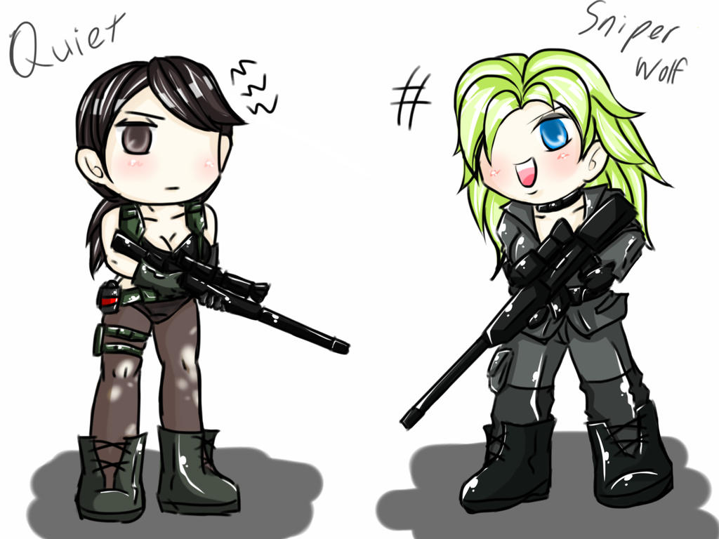 Chibi Quiet Vs Chibi Sniper Wolf By Davidriki On Deviantart Chibi Quiet Vs Chibi Sniper Wolf By Davidriki On Deviantart