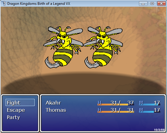 Those are some mean bees...