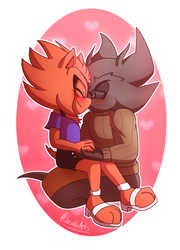 [Art Trade] Innocent Smooches