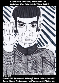 CLJOATS October Fan Sketch-A-Thon 2022 Day 031