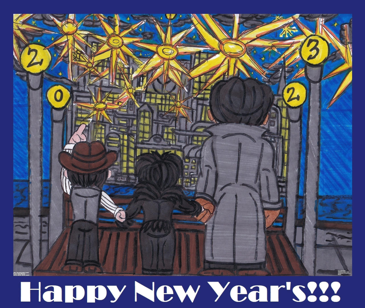 Happy New Year 2023 The Steampunks