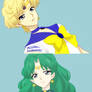 Sailor Uranus and Sailor Neptune