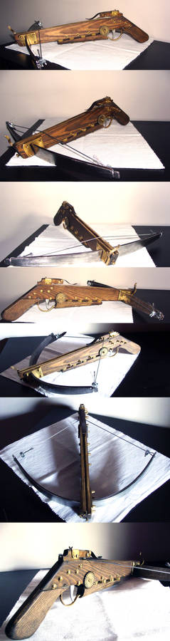 Steampunk pistol crossbow