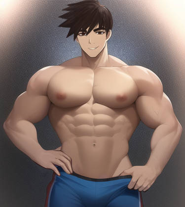 Muscle man Anime by forevermagnifico on DeviantArt