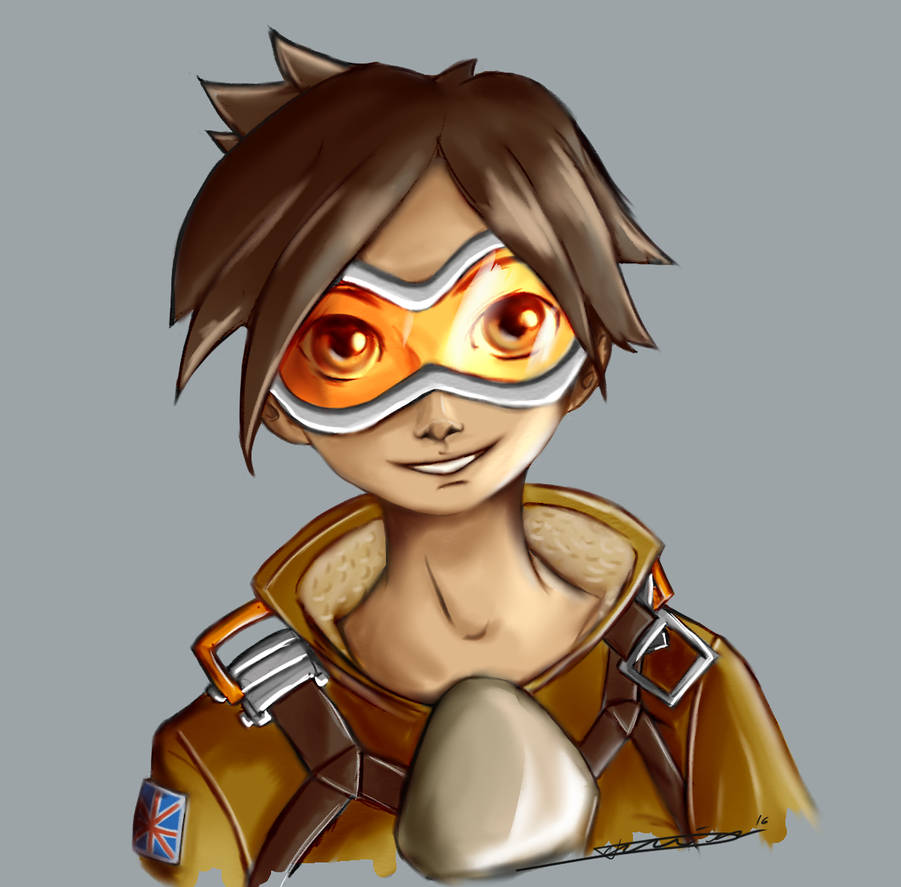 Overwatch - Chibi Tracer -fanart by Eloryas on DeviantArt