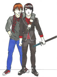 Original characters - Oskar and Yasushi