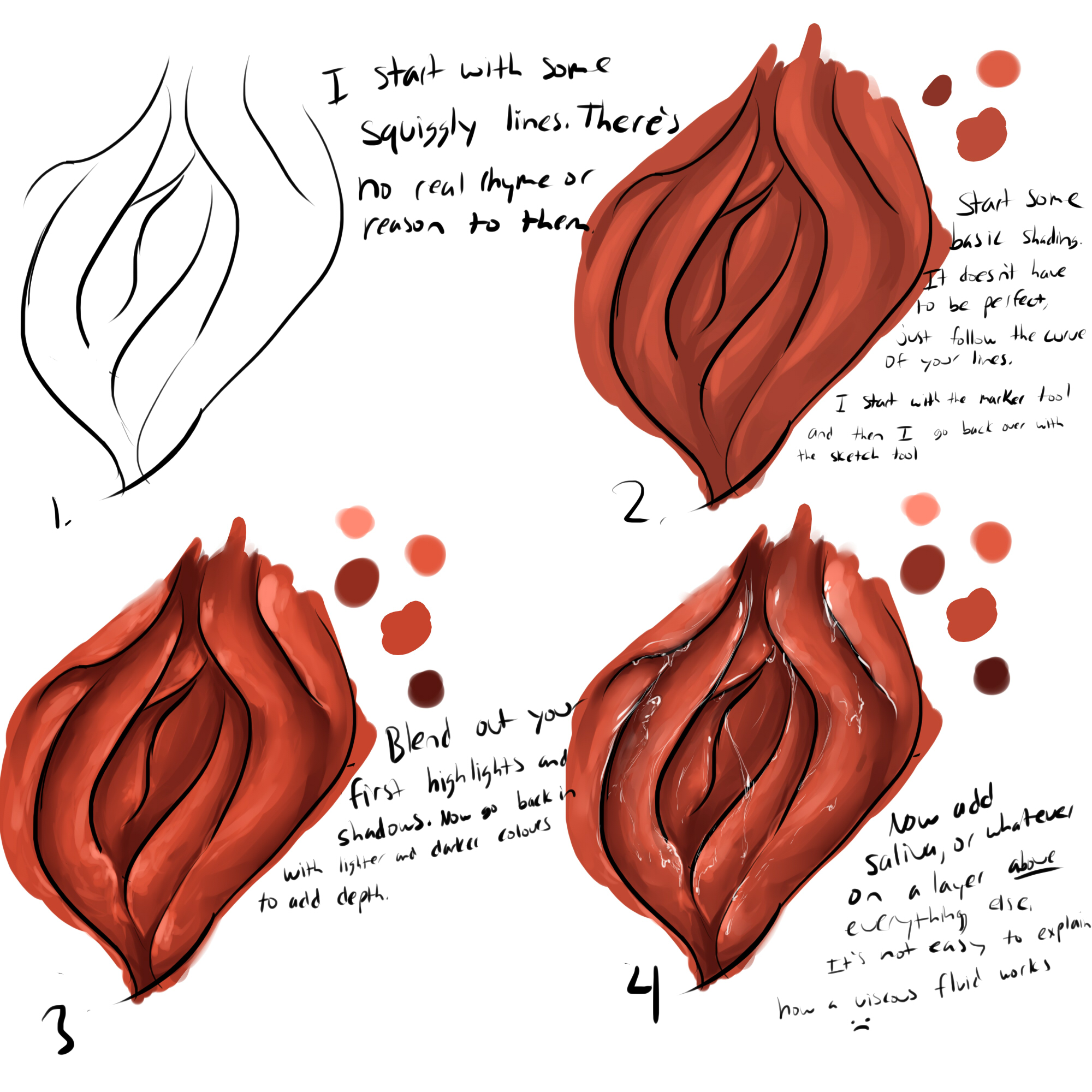 How To Draw Blood Digital Art Drawing Art Ideas