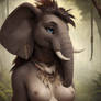 Elephant girl