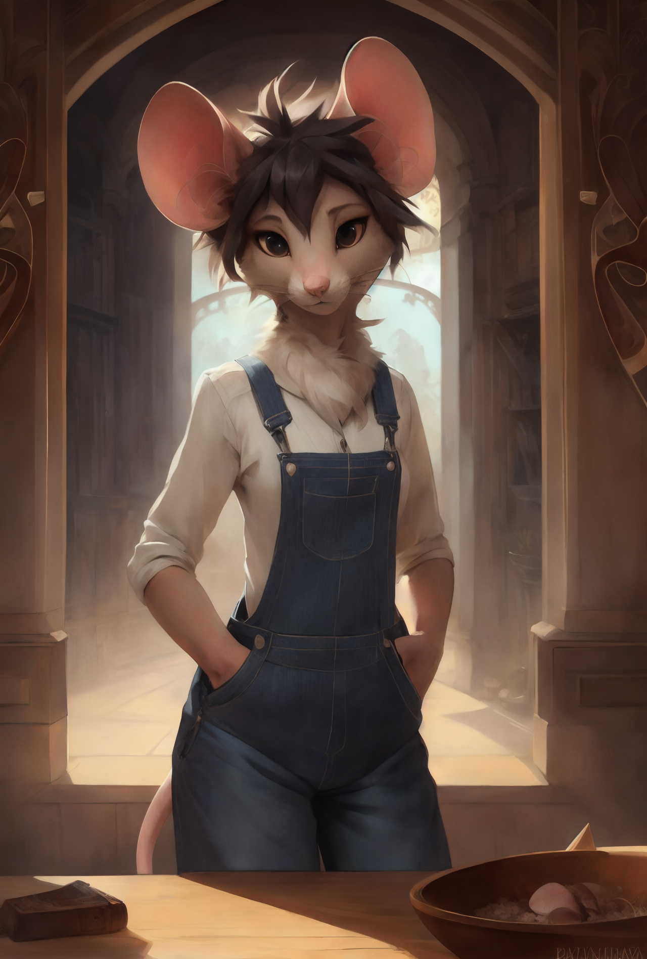 Furry mice top