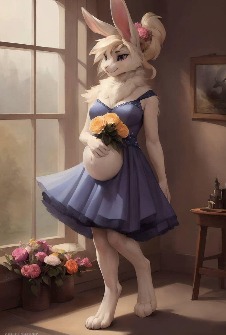 Anthropomorphic Rabbit Girl Bunny girl by IAIsuka on DeviantArt