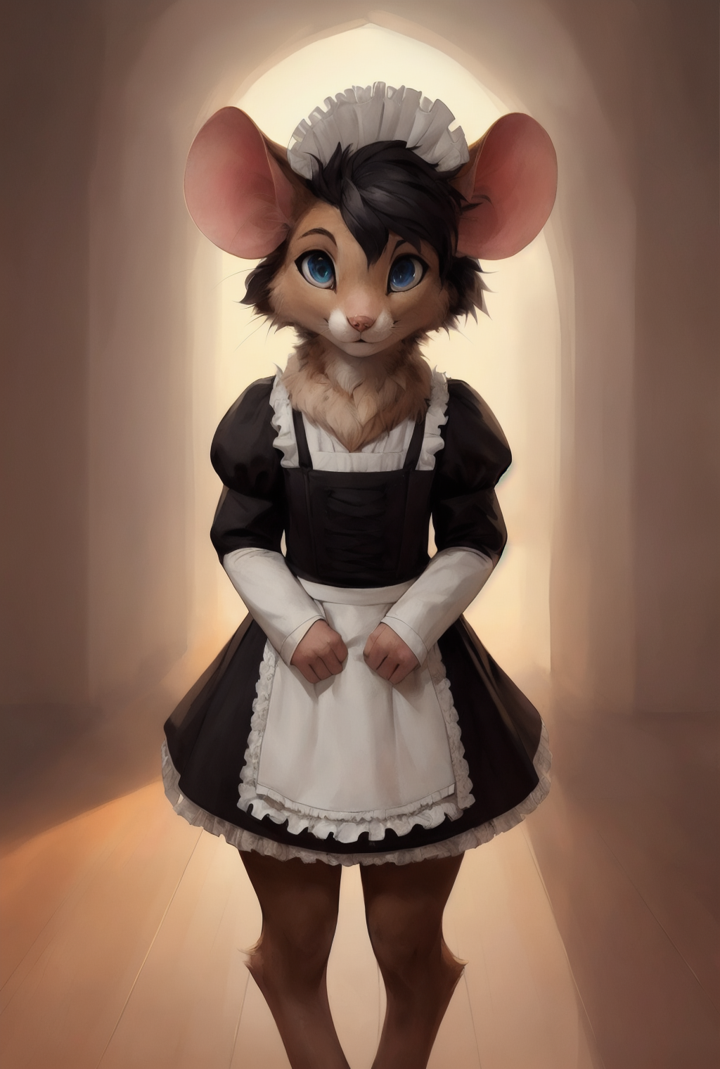 Mouse maid by IAIsuka on DeviantArt
