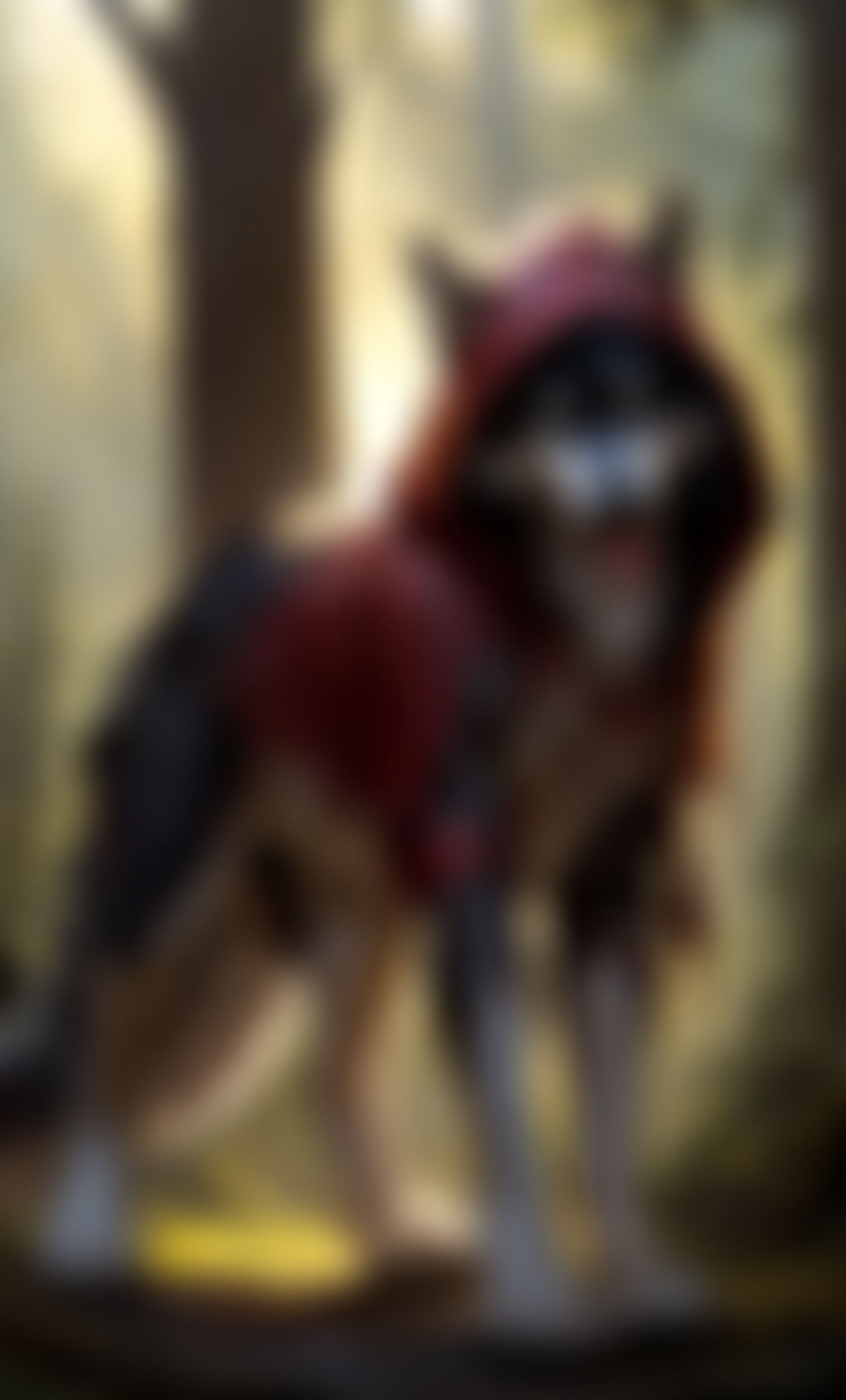 Red Riding Hood - Wolf TF sequence Page 9a by IAIsuka on DeviantArt