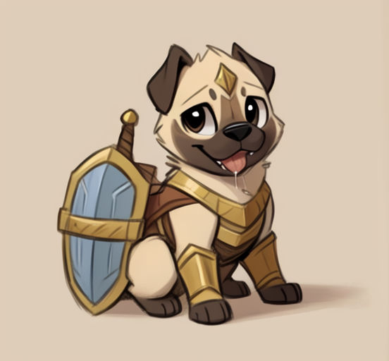 Rpg Pug Adventure Pug by IAIsuka on DeviantArt