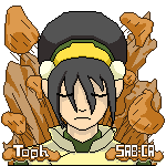 Pixel Fanart: Toph of Avatar