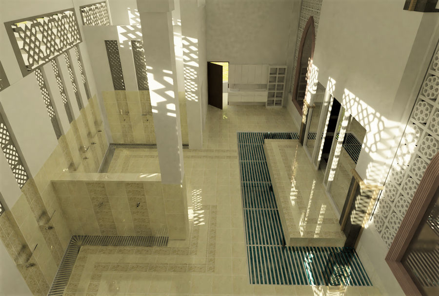 Desain Tempat  Wudhu  Masjid  Modern Rumah Joglo Limasan Work