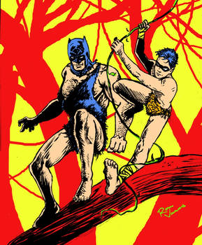 Jungle Batman and Robin