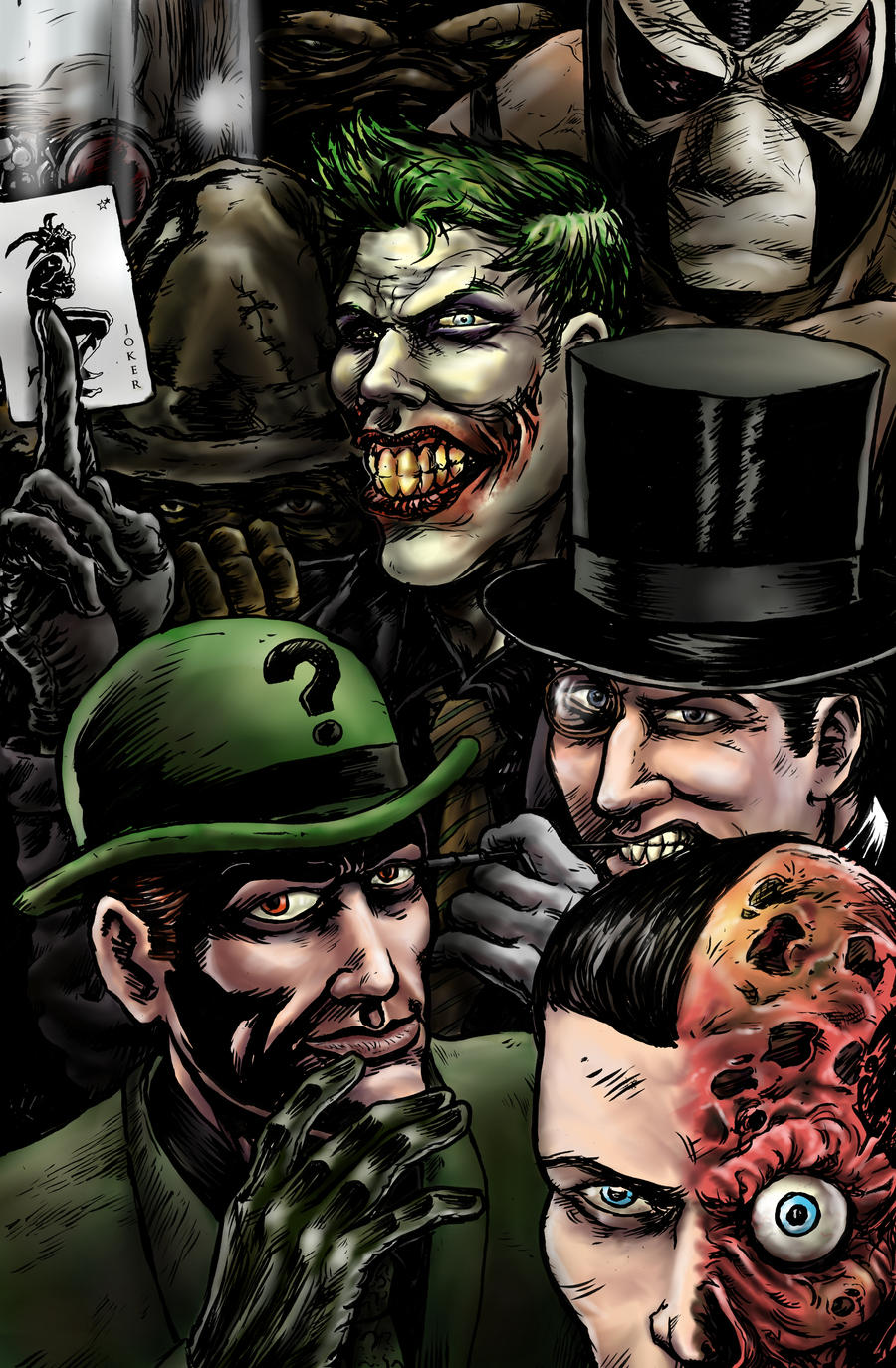 Who Is Batman's Rouges Gallery Batman Rogues Gallery by RamonVillalobos on DeviantArt