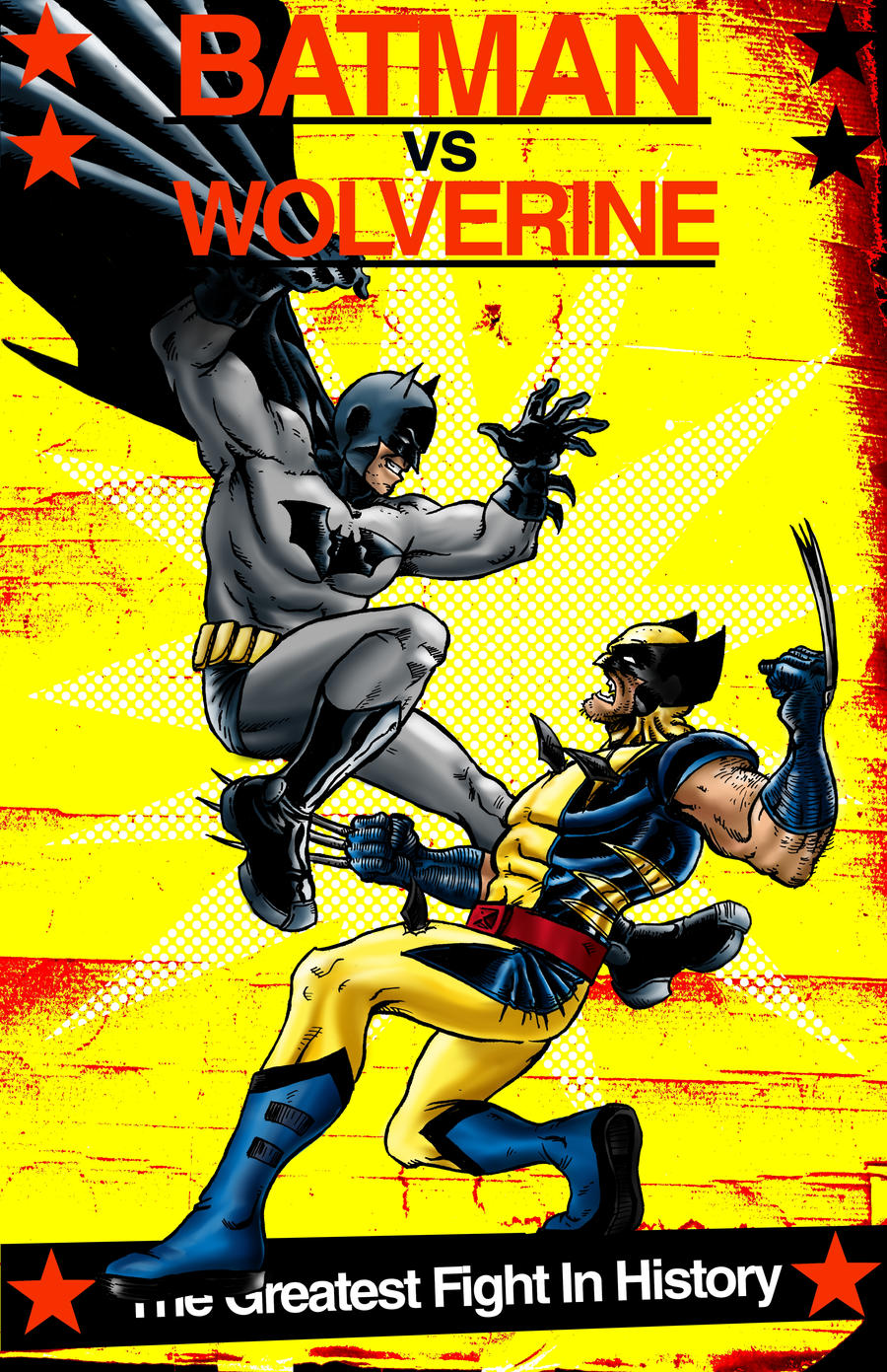 Batman vs Wolverine by RamonVillalobos on DeviantArt
