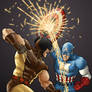 Wolverine vs Captain America