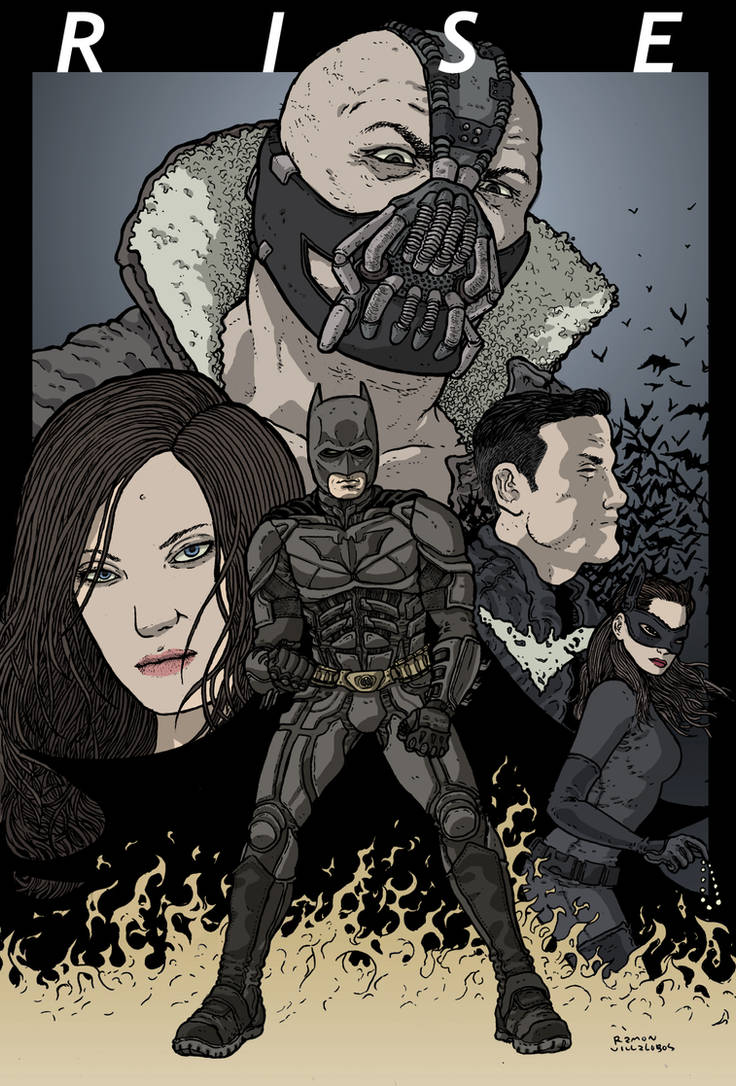 Batman Risonho Dark Knight Rises by RamonVillalobos on DeviantArt