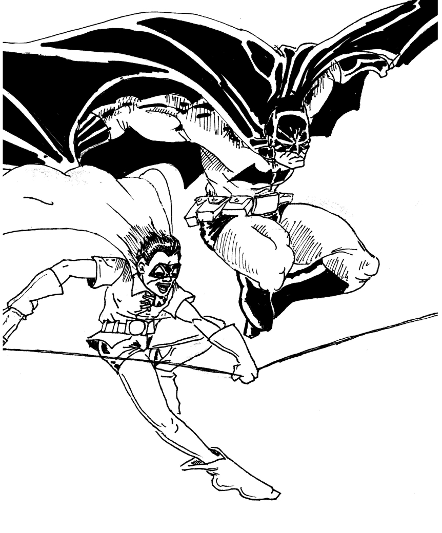 Batman + Robin the boy wonder