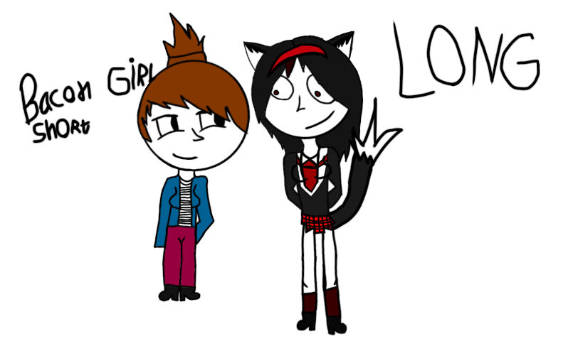 Bacon Girl Short (Roblox) and My Sister Long by Alexisthewolf16 on  DeviantArt