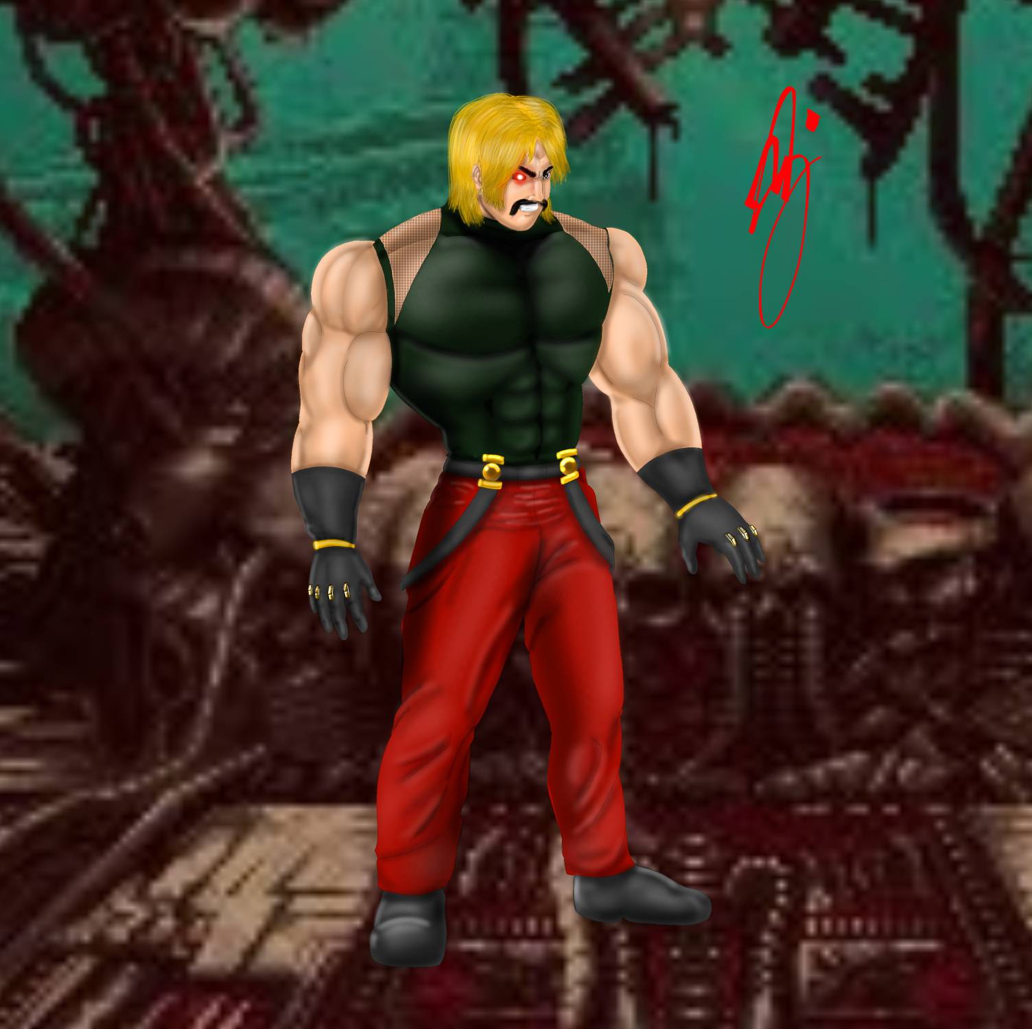 Rugal ( the king of fighters) by willcesarts on DeviantArt