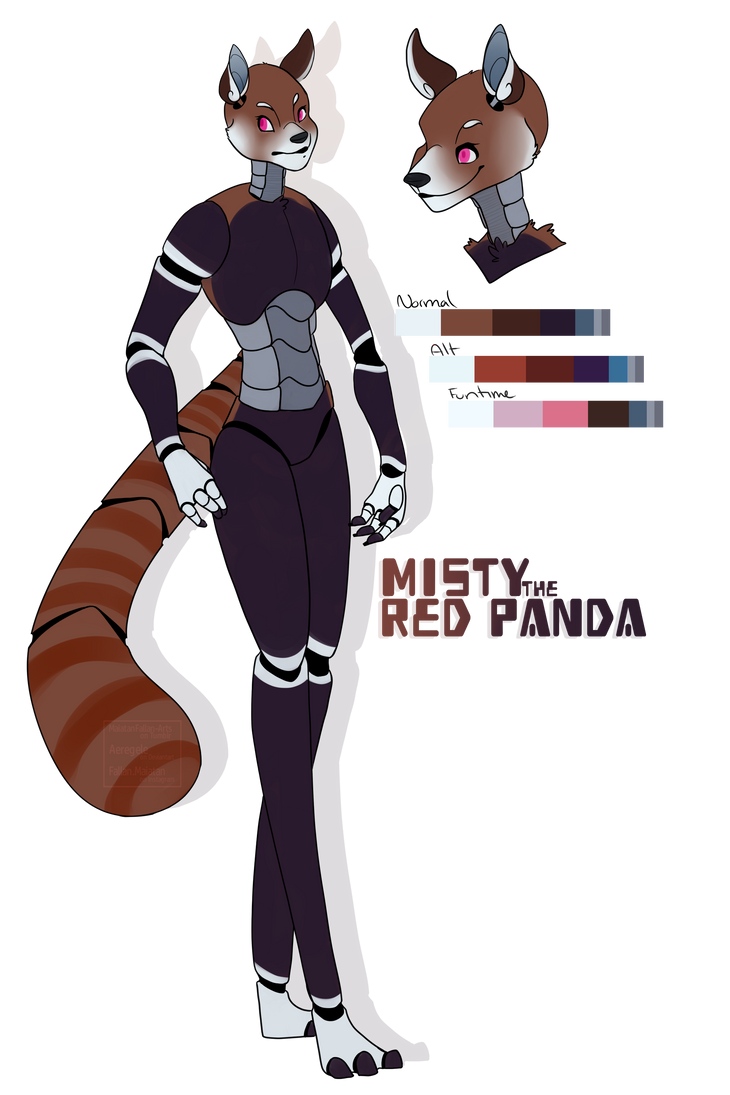 Mistral Panda Misty the Red Panda by Aeregele on DeviantArt