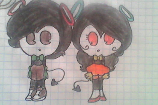 Fred and Marie the dark twins 