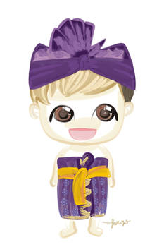 eunhyuk and Balinese clothes