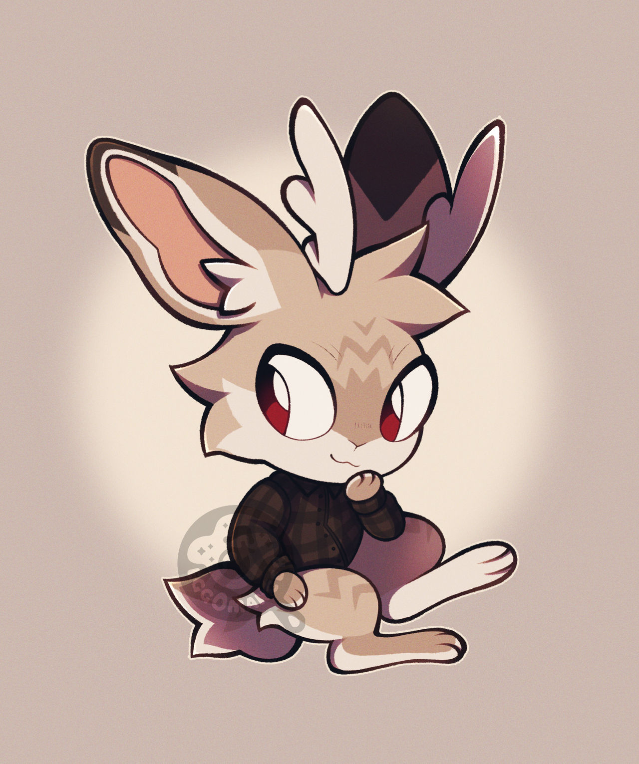 comfy casual jackalope by eggomancer on DeviantArt