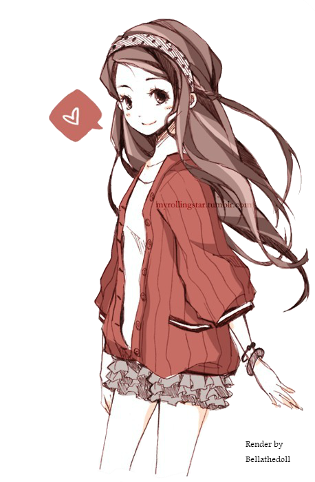 Anime girl Side profile OC by HeavenlyDoll39 on DeviantArt