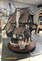 Miniature Wood Tudor Frame Cottage 2