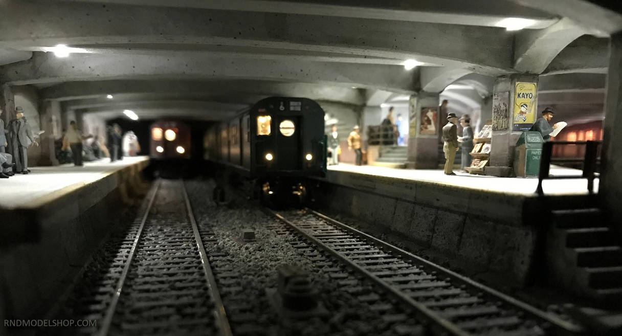 Miniature Scale Model Subway Platform by RNDmodels on DeviantArt
