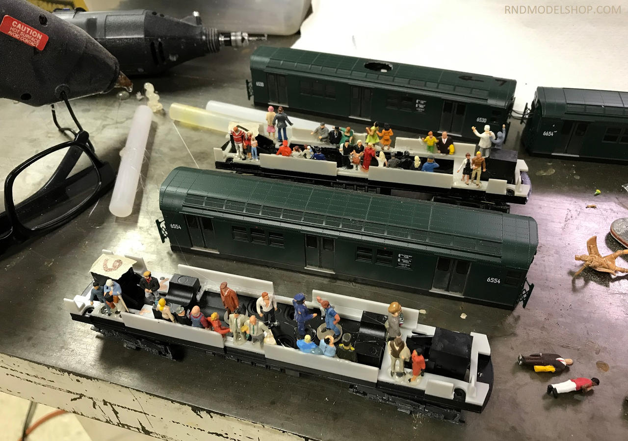 Ho Scale Subway R38 Gluing Miniature HO scale People into the Subway by RNDmodels on DeviantArt