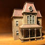 Psycho House Wood Miniature 1:87 scale