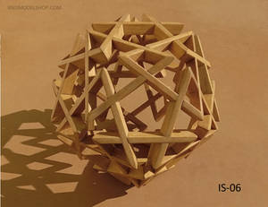 Dodecahedron made of 30 Triangles (IS-6)