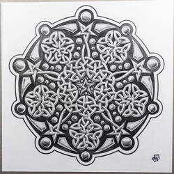 Knotwork Mandala revision One