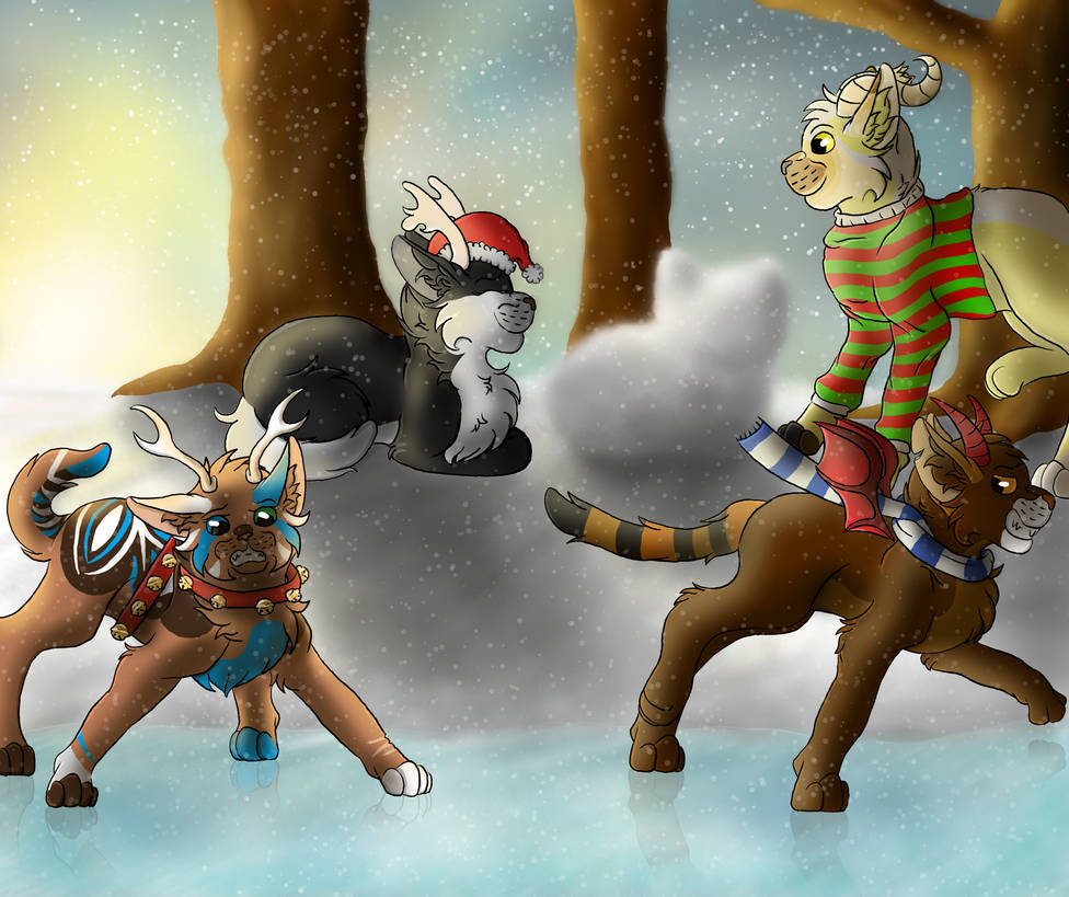 Christmas Time (Speedpaint) by Snowy-Clover